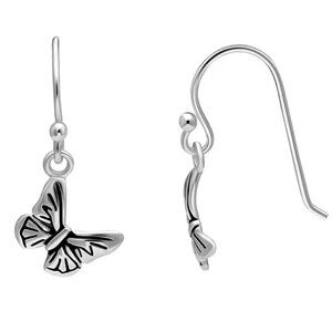 Butterfly 925 Sterling Silver Dangle Earrings NEW Butterfly Earrings Primrose